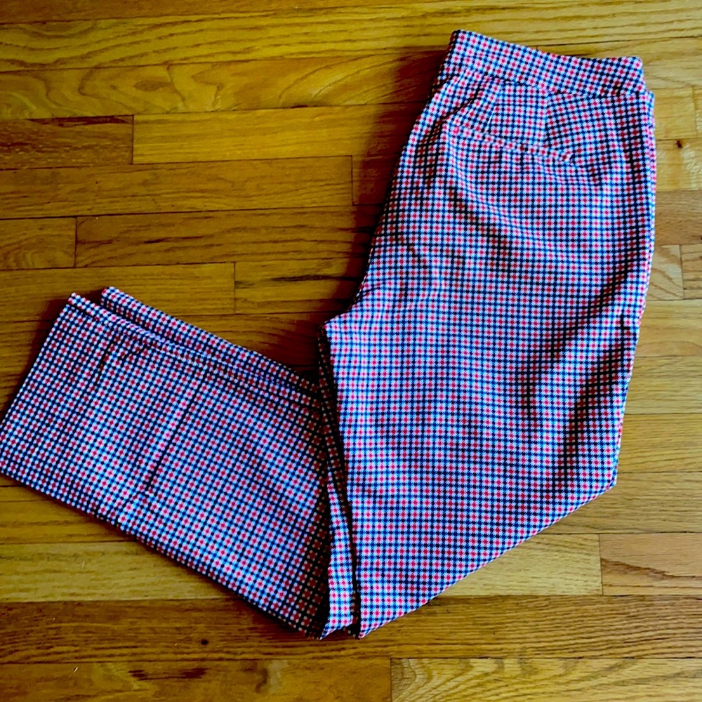 Boden plaid slacks | US 12L | EUC